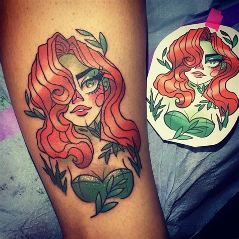 poison ivy tattoo